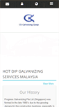 Mobile Screenshot of ckgalvanizing.com